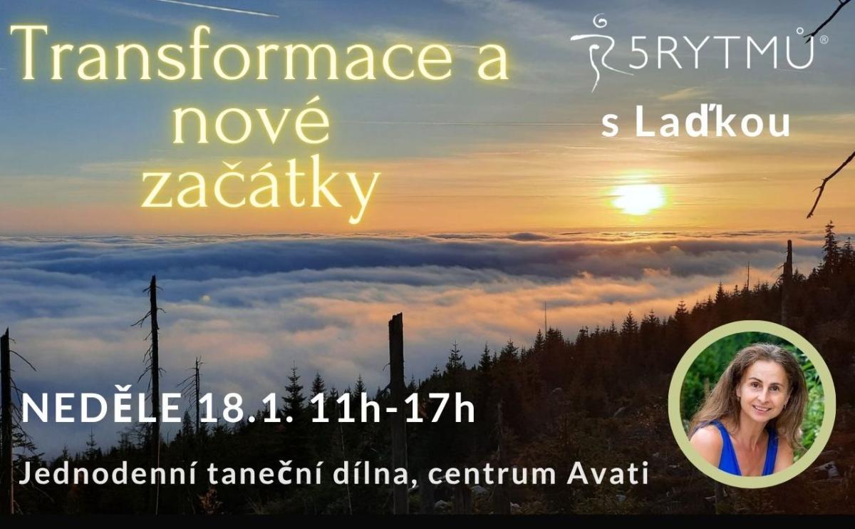 Jednodenní taneční dílna TRANSFORMACE A NOVÉ ZAČÁTKY